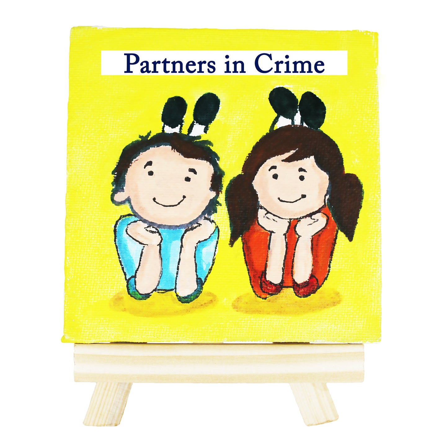 Handmade Canvas Painting Gift For Brother-Sister