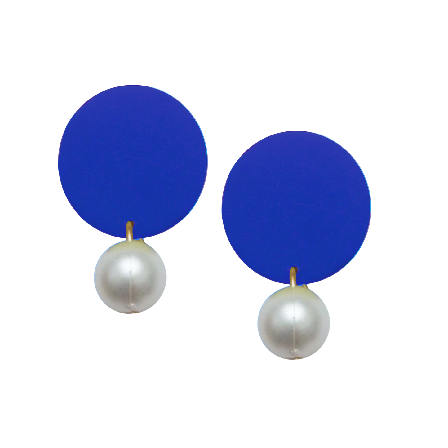 Organic Vibes Handmade Fabric Earrings with Brass & Pearl Drop | Lightweight Statement Earrings for Women | Sustainable Fashion Jewelry