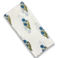 Organic Vibes Green Blue Floral Tulip Chanderi Silk Hand Block Printed Kurta Set with Dupatta