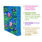 Neha Rajan Artworks Original Handmade Blue Lotus Painting Hand Painted On Canvas Frame 4*4
