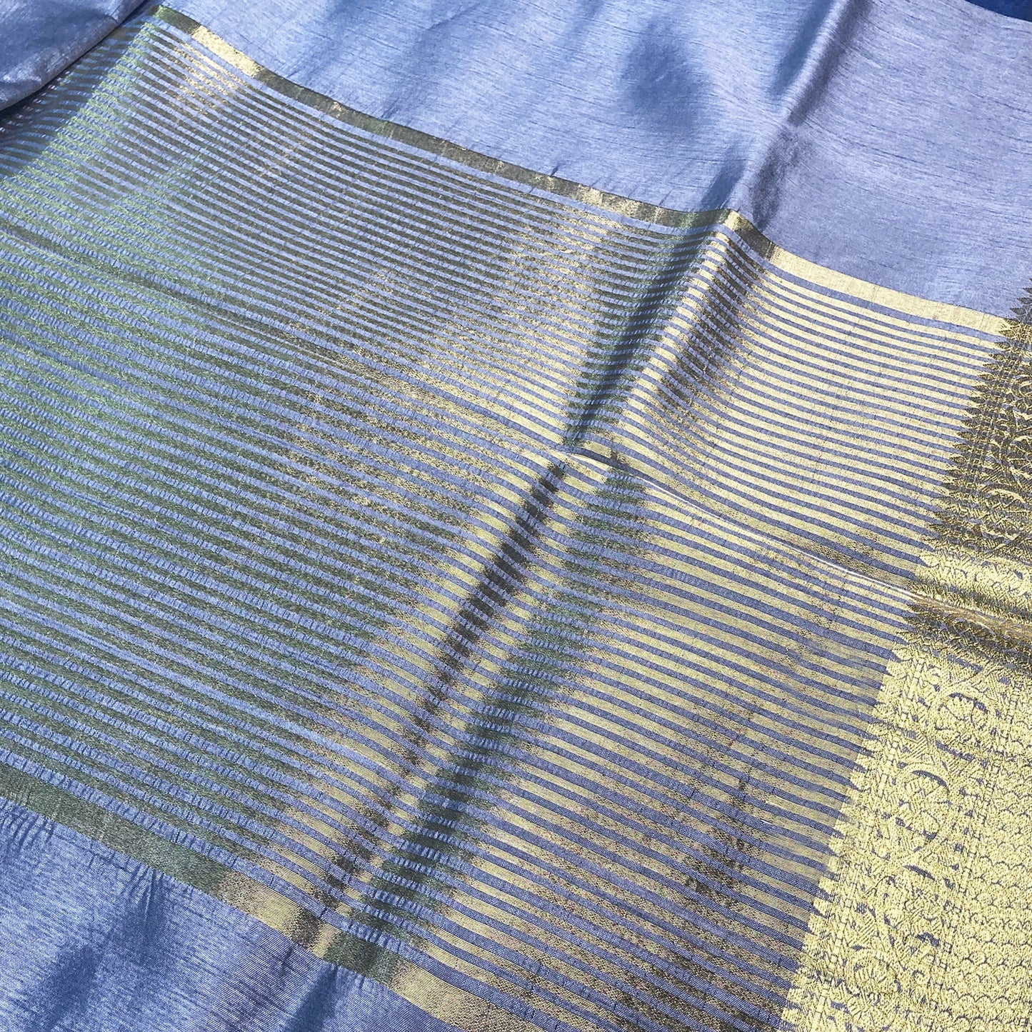  Organic Vibes kanjivaram Charcoal Grey Pure Handloom Raw Silk Plain Saree for women