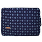 Organic Vibes Hand Block Blue Motifs Printed Laptop Sleeves for Laptop 13 Inches