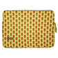 Organic Vibes Hand Block Printed Floral Yellow Laptop Sleeves for 13 Inches Laptop