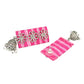 Organic Vibes Handmade Pink Floral design Jhumki Fabric Earrings For Women