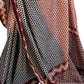 Organic Vibes Beige Handblock Printed Mulmul Cotton Dabu Saree with Black Orange Patterns For Women