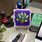 Neha Rajan Artworks Small Handmade Floral Pot Painting Hand Painted On Canvas Frame With Easel 4X4