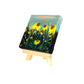 Original Handmade Sunflower Painting Hand Painted On Canvas Frame 4*4 With Easel