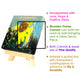 Original Handmade Sunflower Painting Hand Painted On Canvas Frame 4*4 With Easel
